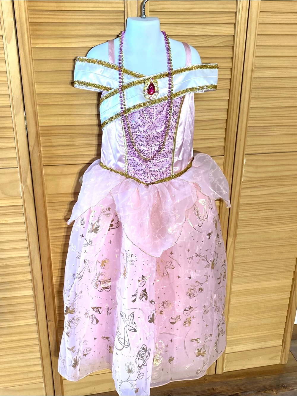 Gorgeous Disney Princess Sleeping Beauty Girls' Halloween Costume Dress Gown